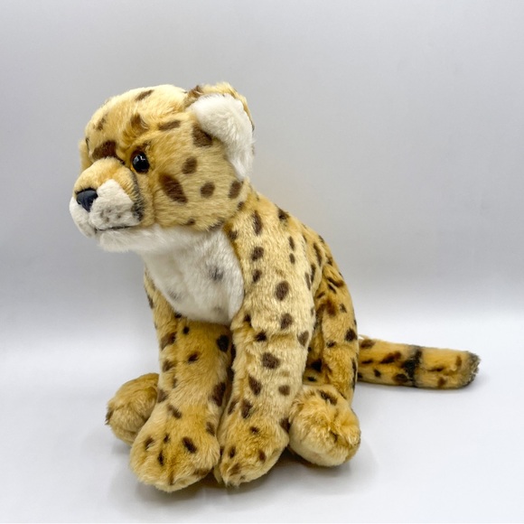 Webkinz Signature Cheetah Plush Realistic Cat Leopard Ganz Stuffed Animal 10inch - Picture 10 of 10